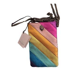 Kurt Geiger Metallic Rainbow Crossbody Bag or Phone Case